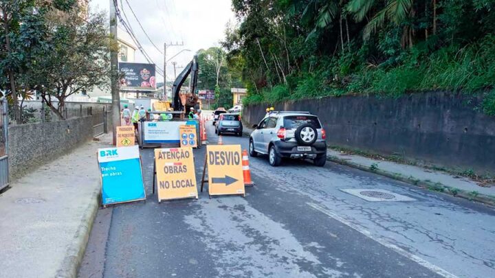 Blumenau – Obra da BRK Ambiental na Rua São Valentim é adiada para terça-feira (31/8)