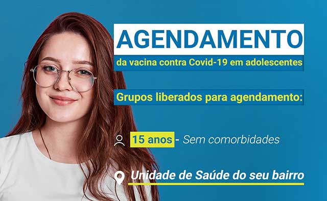 Covid-19 – Timbó inicia vacinação em adolescentes com 15 anos