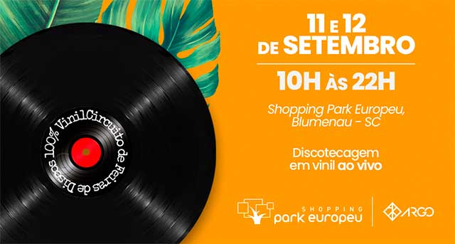 Feira de Vinil em Blumenau neste fim de semana