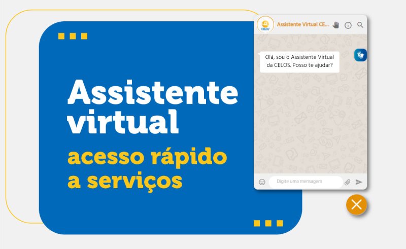 CELOS lança assistente virtual para facilitar acesso a serviços