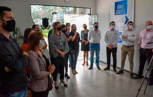 O município de Ascurra inaugurou, nesta segunda-feira, a Sala do Empreendedor