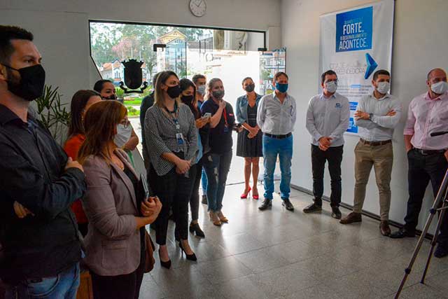 O município de Ascurra inaugurou, nesta segunda-feira, a Sala do Empreendedor