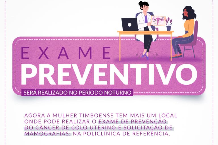 PMT – Exame preventivo começa a ser realizado no período noturno na Policlínica