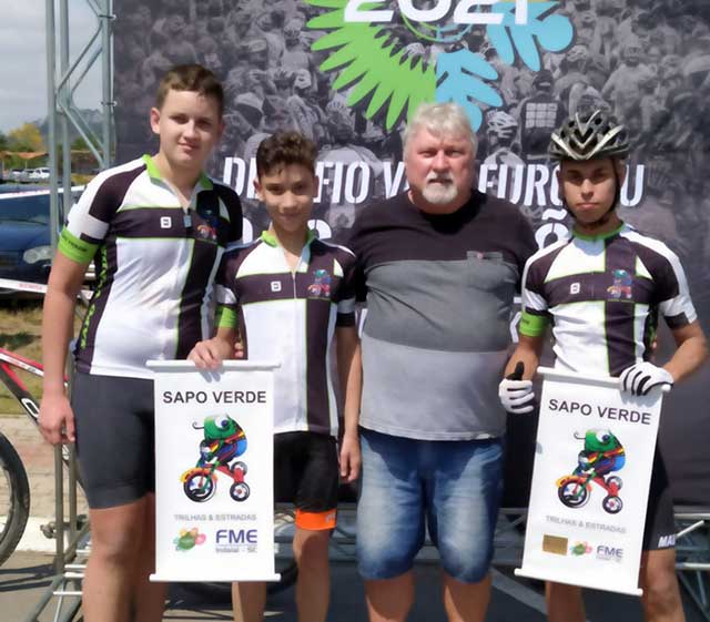 Mountain Bike – Atletas da FME Indaial/Sapo Verde participaram da 1ª Etapa do Desafio Vale Europeu das Estações