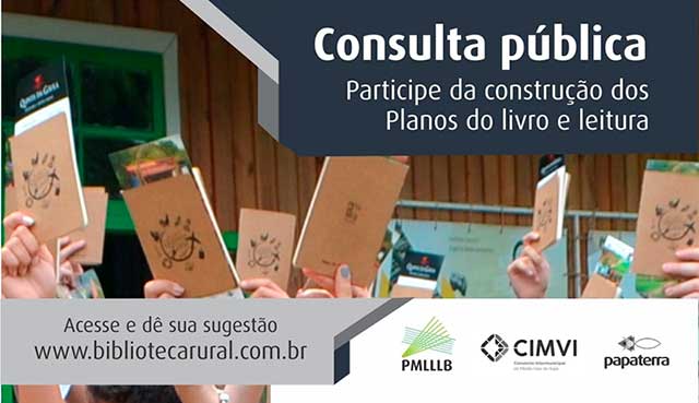 Fundação de Cultura e Turismo lança segunda chamada para consulta pública para elaboração do Plano Municipal do Livro, Leitura, Literatura e Bibliotecas