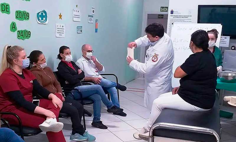 Hospital Beatriz Ramos realiza palestra em sequência às ações do Educação Permanente