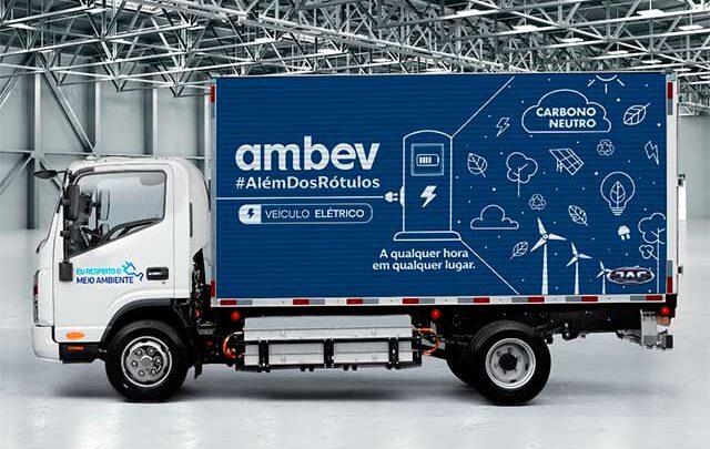 Ambev fecha acordo com JAC Motors e aumenta sua frota de veículos elétricos