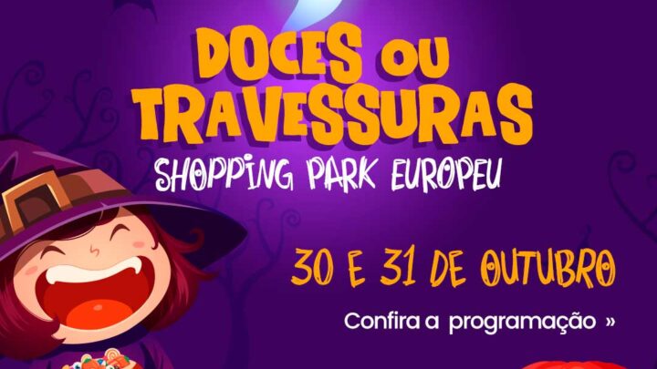 Shopping de Blumenau terá programação especial de Halloween para as crianças neste fim de semana