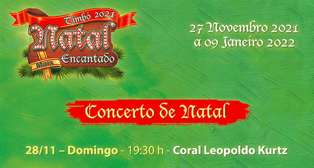 Concerto de Natal com o Coral Leopoldo Kurtz da Sociedade Recreativa e Cultural de Timbó