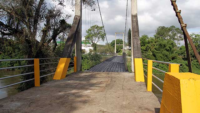 Timbó – Reforma da Ponte Pênsil do Pasquim é concluída e entregue a comunidade