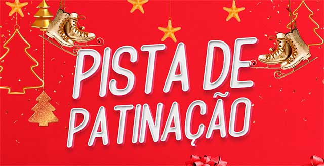 Pista de patinação no gelo é a nova atração do Shopping Park Europeu