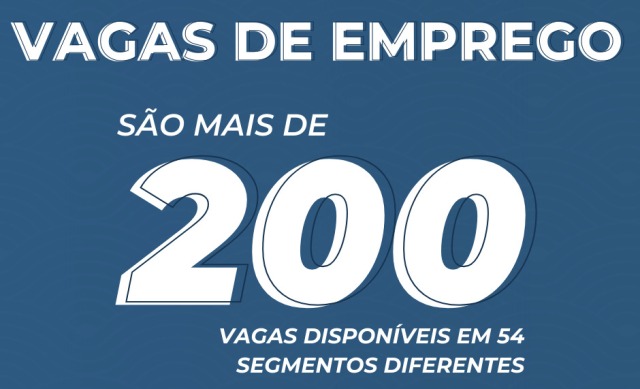 Sine de Indaial anuncia mais de 200 vagas de emprego em 54 segmentos diferentes