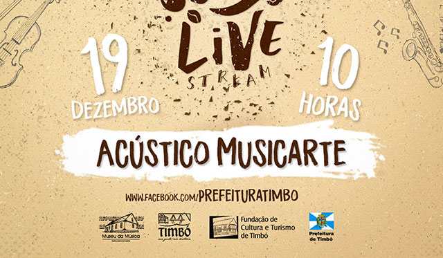 Café Musical acontece no dia 19 de dezembro com apresentação do Acústico Musicarte