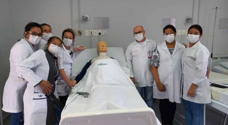 Hospital Beatriz Ramos realiza treinamento voltado ao atendimento à parada cardiorrespiratória