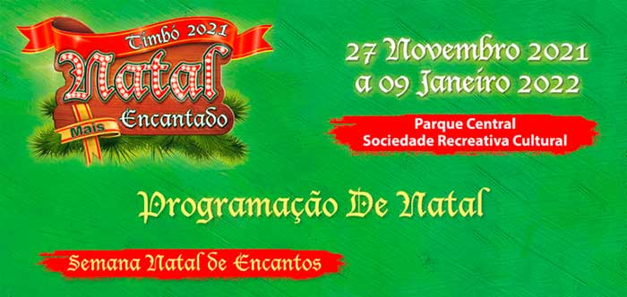 Programação do Natal Mais Encantado de Timbó chega a seu último final de semana