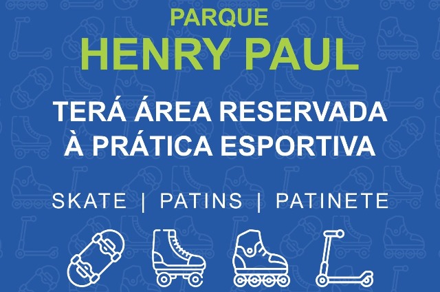 Parque Henry Paul aumenta área para prática de atividades esportivas nos finais de semana