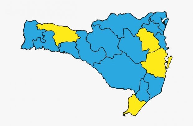 Santa Catarina – Matriz de Avaliação de Risco Covid-19 aponta 13 regiões no nível moderado