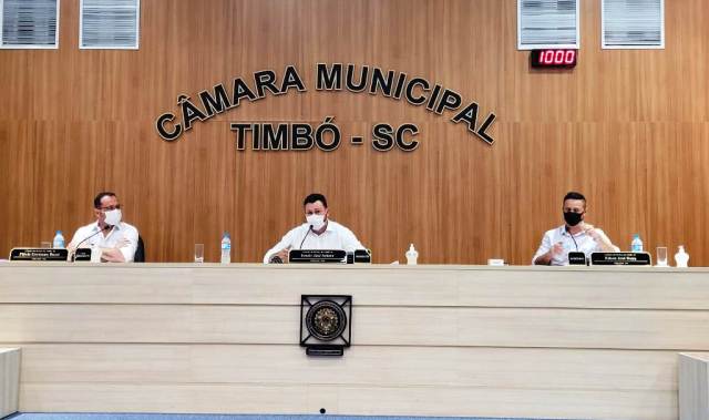 Câmara de Timbó elege nova Mesa Diretora