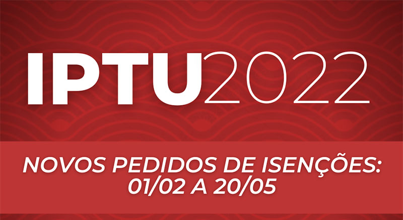 Prefeitura de Indaial divulga prazo para solicitar isenção do IPTU 2022