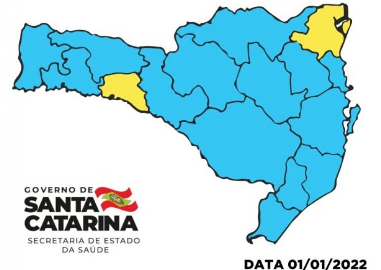 SC – Matriz de Risco Potencial aponta 15 regiões no nível moderado e duas no alto