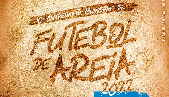 Campeonato Municipal de Futebol de Areia de Timbó inicia na segunda-feira