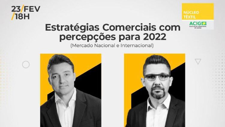 Gaspar – Núcleo Têxtil da Acig realiza ciclo de palestras sobre mercado e estratégias comerciais