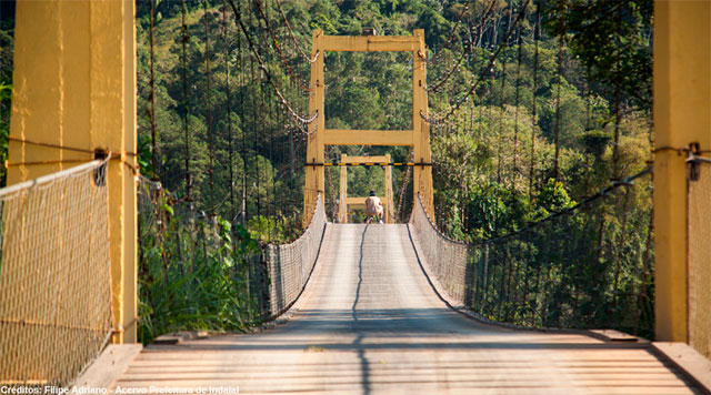 Indaial – Ponte Pênsil do Warnow fechada na manhã desta quinta (17) para manutenção