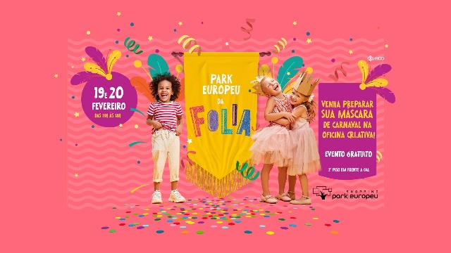 Shopping de Blumenau promove esquenta de Carnaval às crianças neste fim de semana