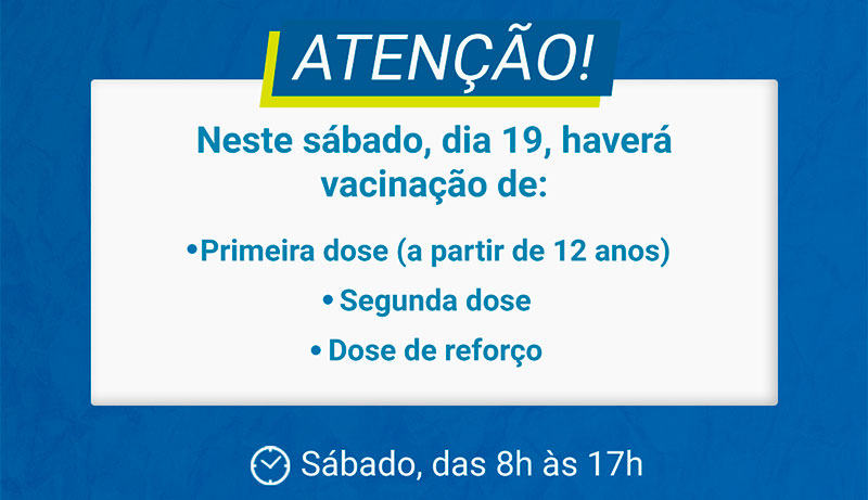 Timbó realiza vacinação contra Covid-19 neste sábado