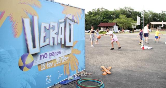 Verão no Parque leva diversão e atividades esportivas às famílias de Timbó