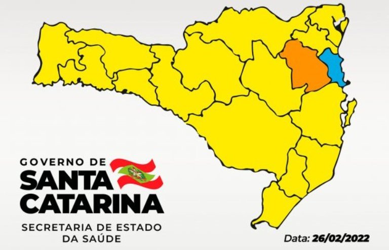 Coronavírus: Nova Matriz de Risco aponta uma região no nível moderado, 15 no alto e uma no grave em SC