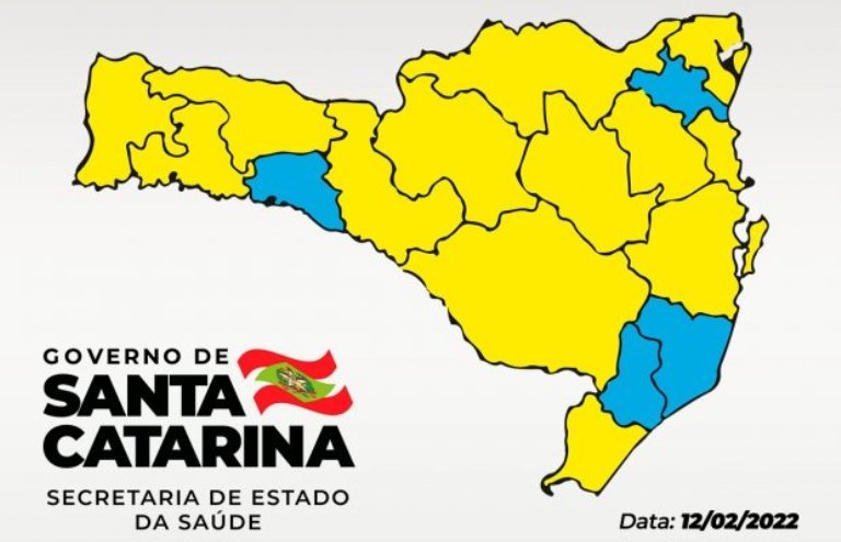 Covid-19 – Matriz de Risco Regionalizado aponta 13 regiões no nível alto e quatro no moderado