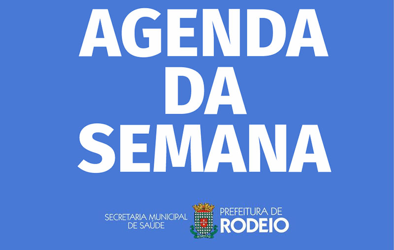 AGENDA DA VACINAÇÃO CONTRA COVID-19 EM RODEIO DESTA SEMANA