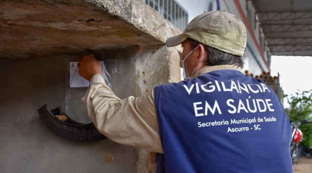 Secretaria de Saúde de Ascurra trabalha no combate à dengue