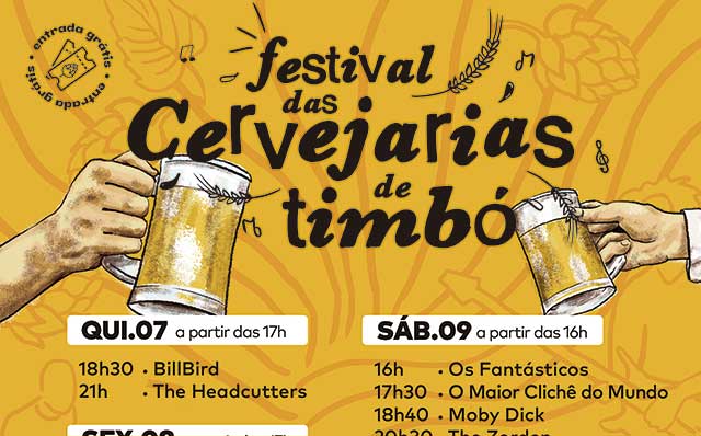 Festival das Cervejarias de Timbó divulga programação