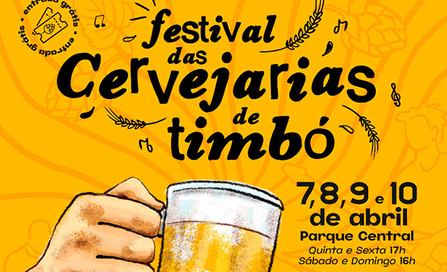 Este ano tem Festival das Cervejarias de Timbó