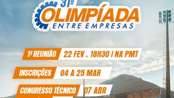 Timbó – Últimos dias de inscrições para a 31ª Olimpíada Entre Empresas