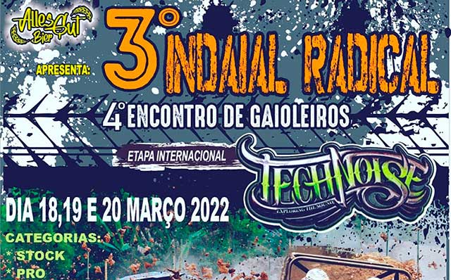 3° Indaial Radical de Gaiola Cross e 4° Encontro de Gaioleiros ocorre neste fim de semana no Parque Jorge Hardt