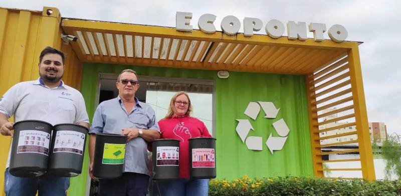 Ecoponto de Timbó passa a receber esponjas, material de escrita e cápsulas de café