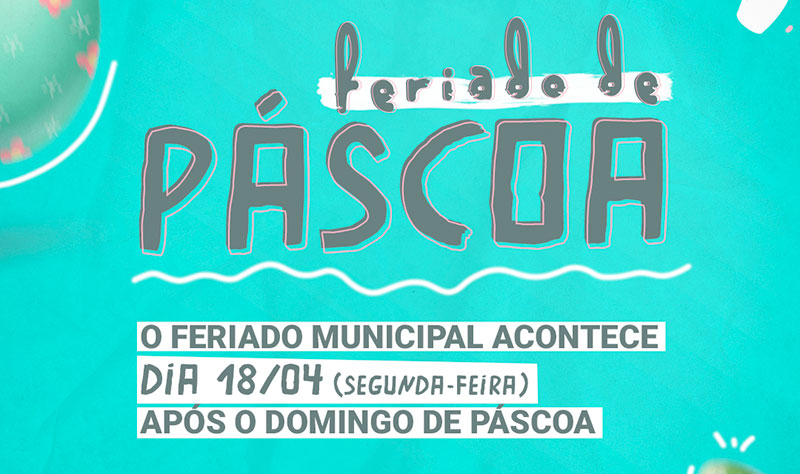 Confira como será o feriado de Páscoa em Timbó