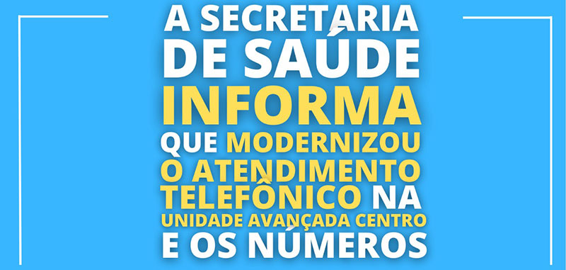 Rodeio – Modernização dos telefones da Unidade de Saúde avançada do Centro