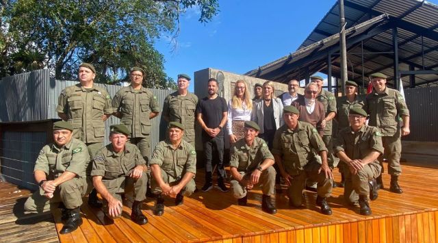 Associação dos Veteranos do 23º BI realiza homenagem aos heróis ex-pracinhas em Timbó