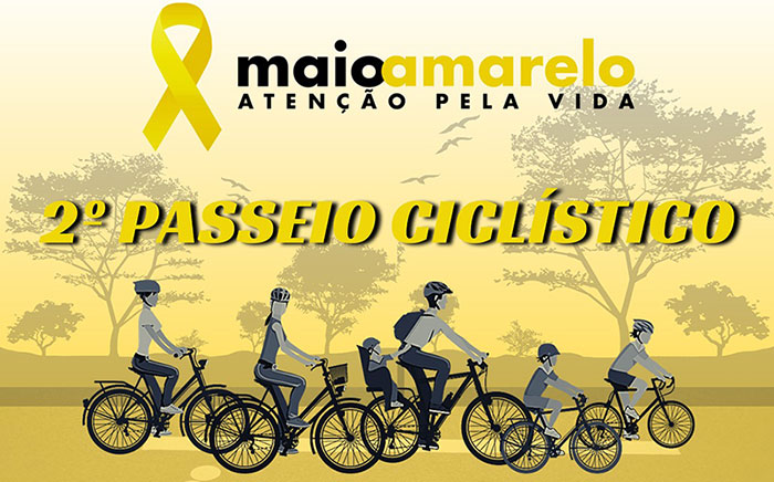 Indaial – 2° Passeio Ciclístico do Maio Amarelo é neste domingo (15) no Parque Jorge Hardt