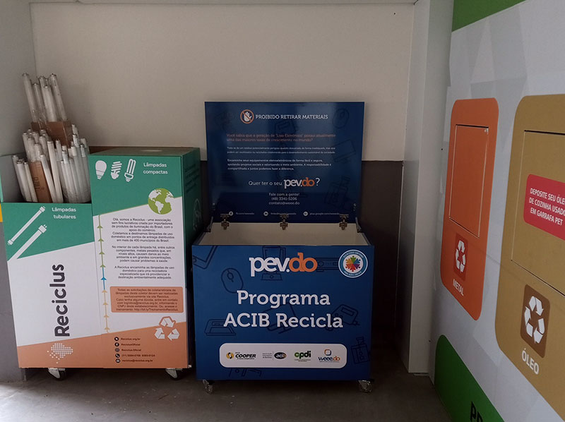 Rede Cooper é ponto de coleta do ACIB Recicla