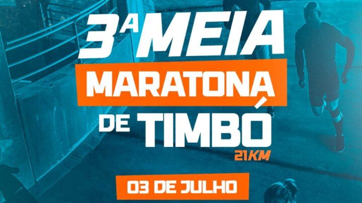 3ª Meia Maratona de Timbó segue com inscrições abertas