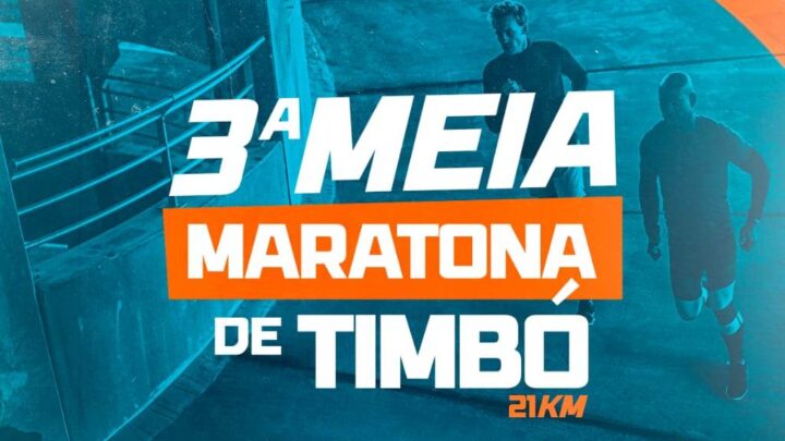 Inscrições abertas para a 3ª Meia Maratona de Timbó