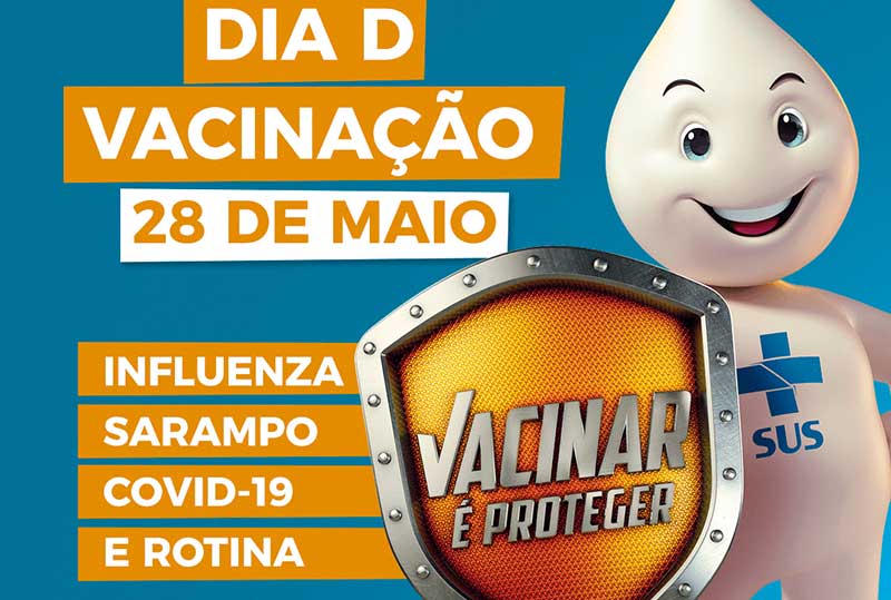 Dia D de vacinação é neste sábado em Timbó