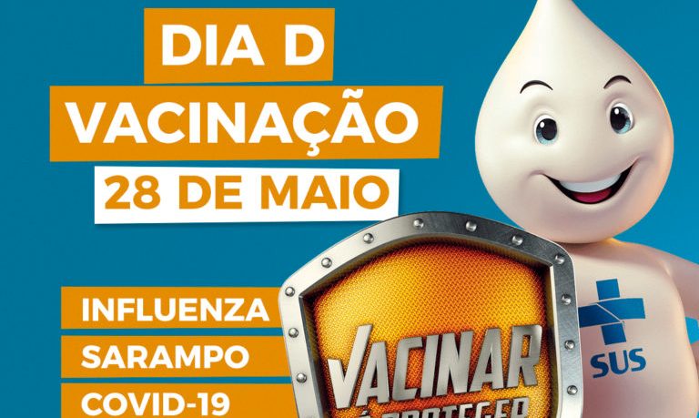 Timbó realiza Dia D para vacinação de Influenza, Sarampo, Covid-19 e demais vacinas de rotina neste sábado