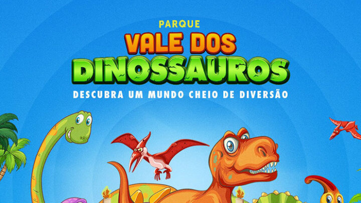 Parque “Vale dos Dinossauros” promete diversão para toda a família no Floripa Shopping