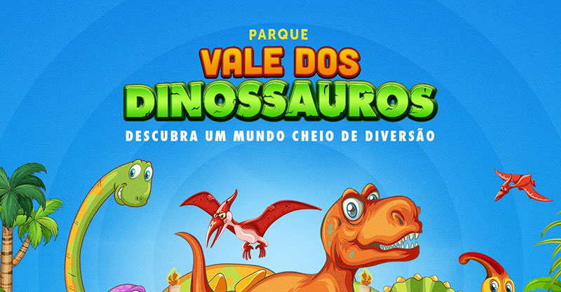 Parque “Vale dos Dinossauros” promete diversão para toda a família no Floripa Shopping